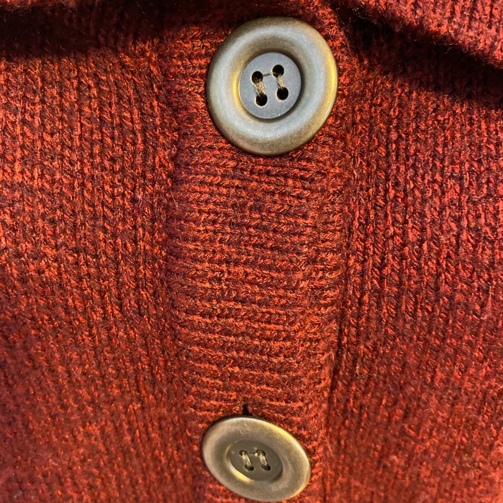 Dress Barn burgundy cardigan M - Picture 3 of 6